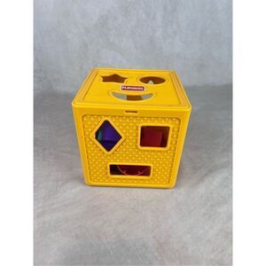 Vintage PlaySkool Shape Fitter Box Baby Kids Toy